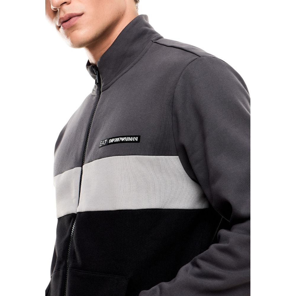 EA7 Emporio Armani Black Cotton Sweatsuit | Regal Royce