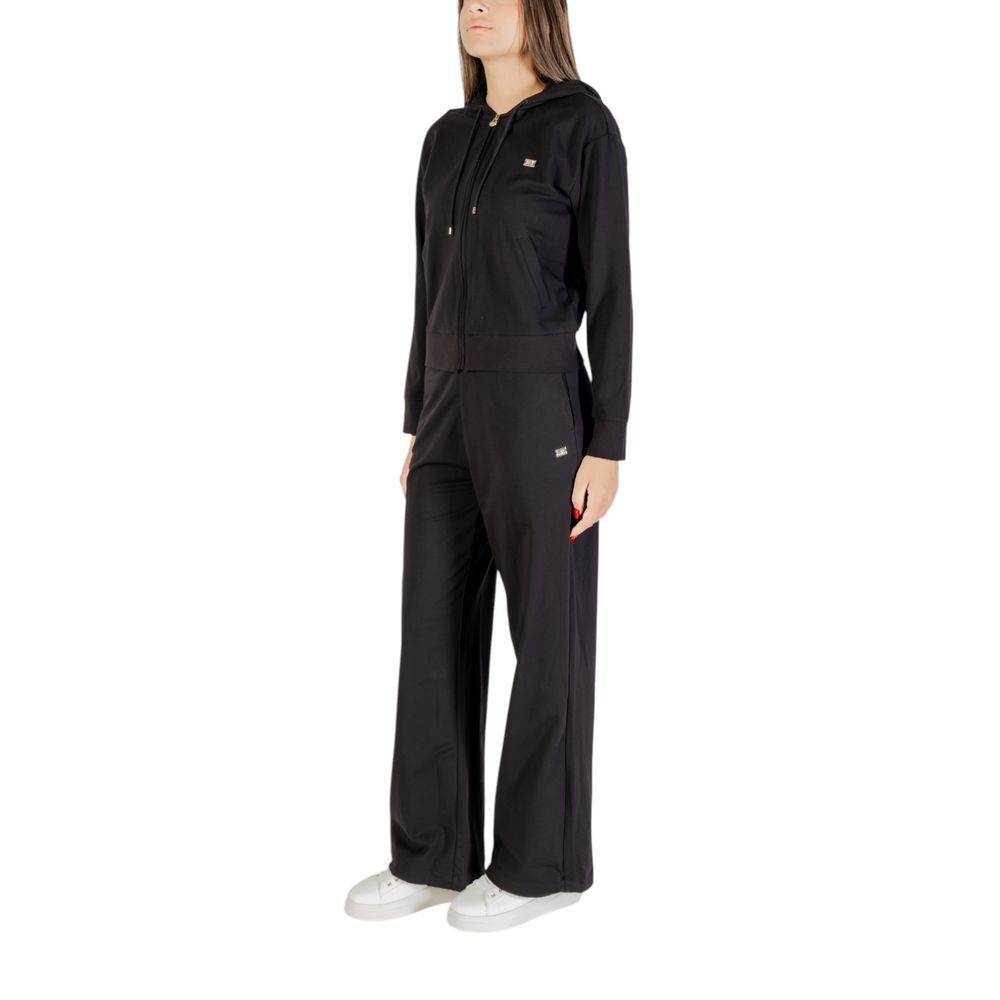 EA7 Emporio Armani Black Cotton Tracksuit | Regal Royce