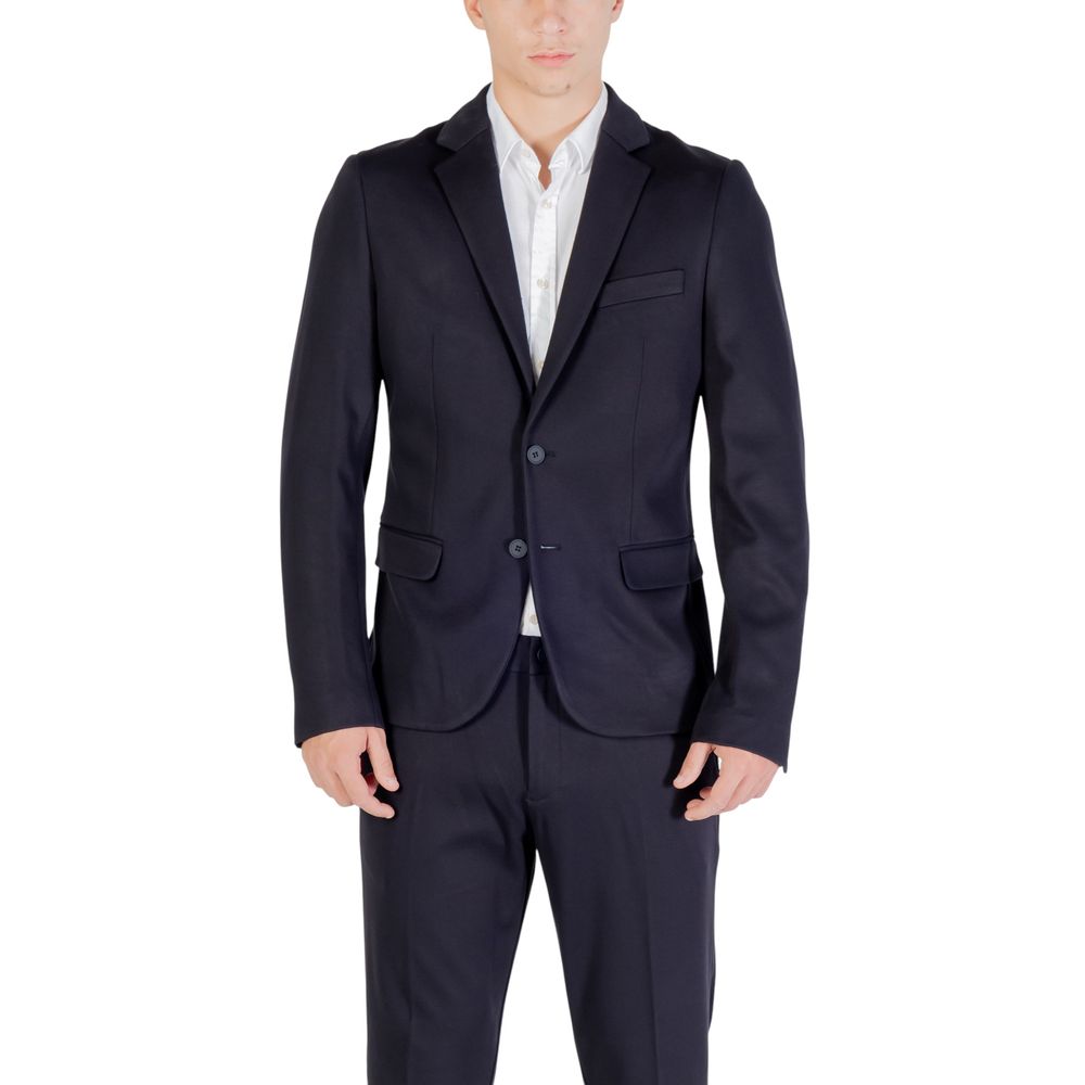 Antony Morato Blue Viscose Blazer | Regal Royce