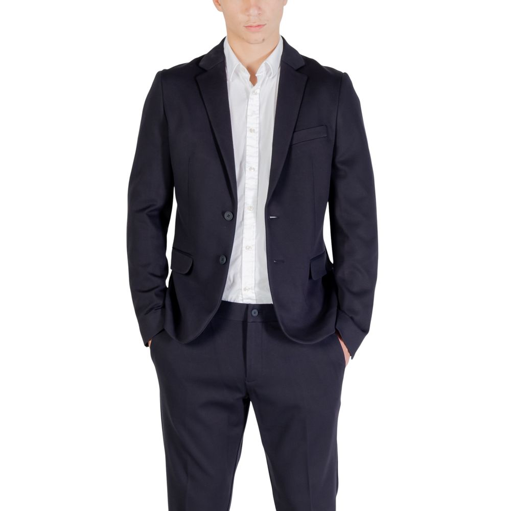 Antony Morato Blue Viscose Blazer | Regal Royce