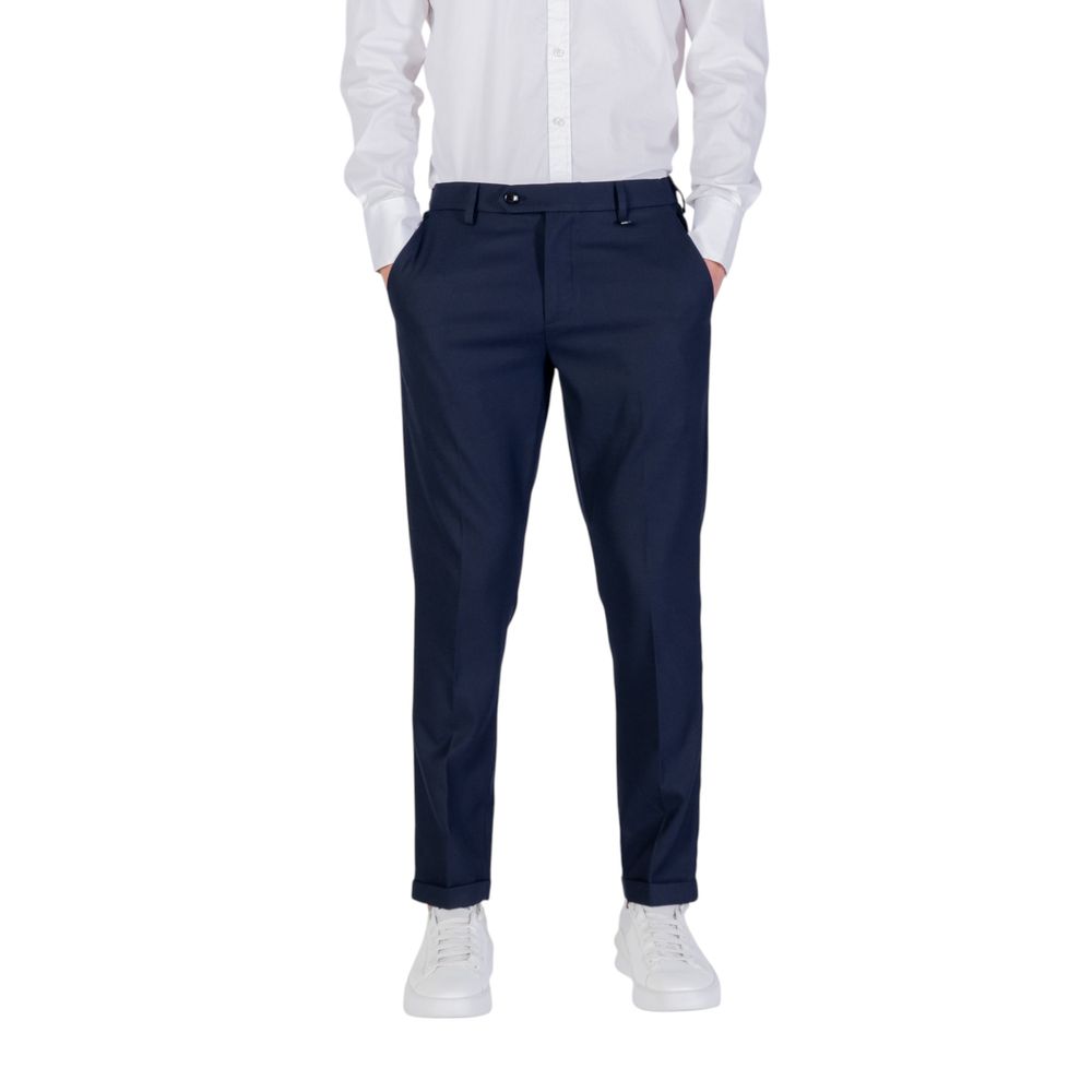 Antony Morato Blue Polyester Skinny Pants | Regal Royce