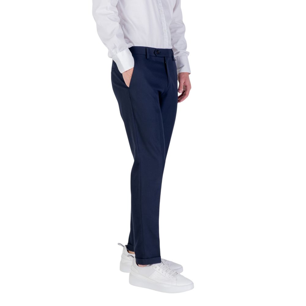 Antony Morato Blue Polyester Skinny Pants | Regal Royce