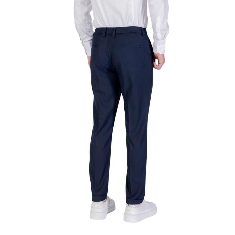 Antony Morato Blue Polyester Skinny Pants | Regal Royce