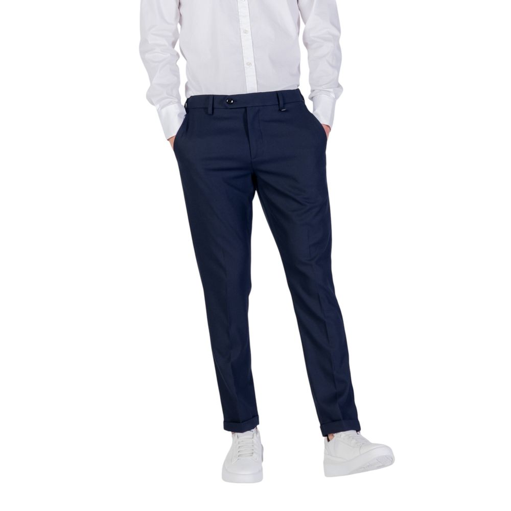 Antony Morato Blue Polyester Skinny Pants | Regal Royce
