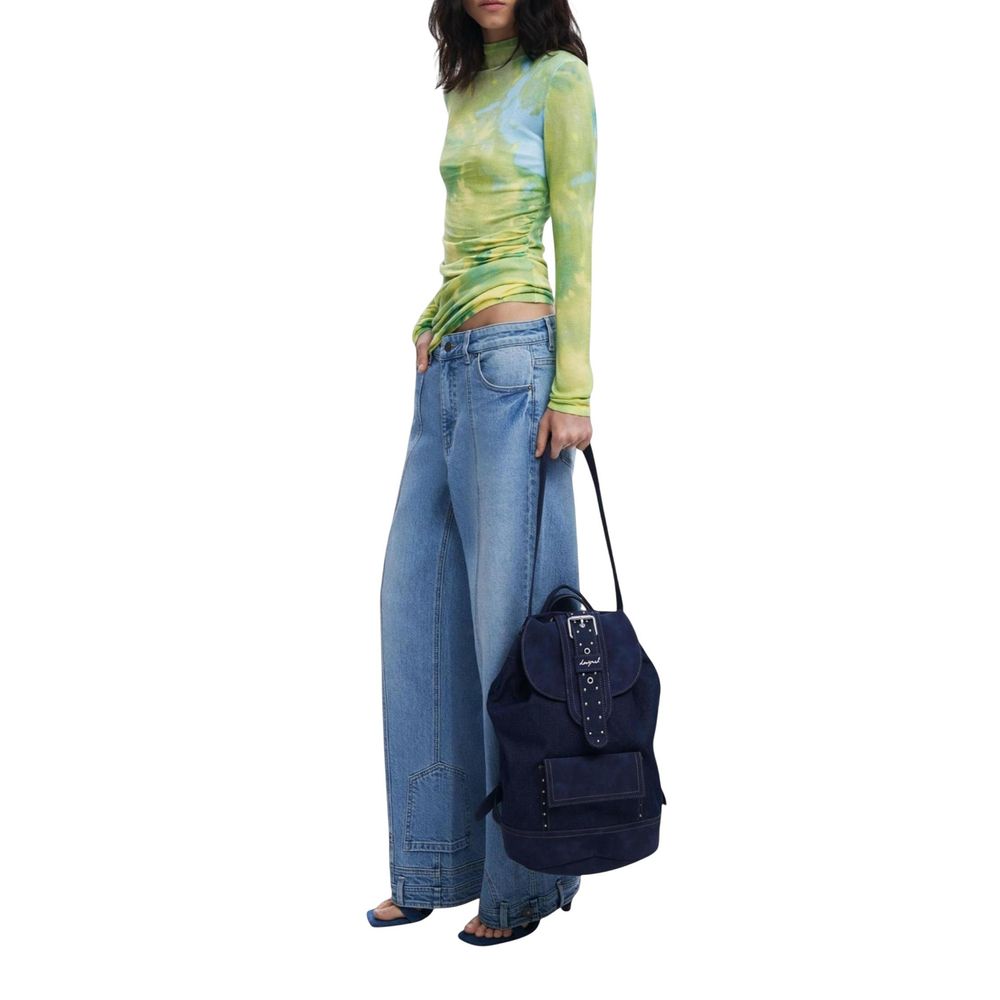 Desigual Blue Polyethylene Backpack | Regal Royce