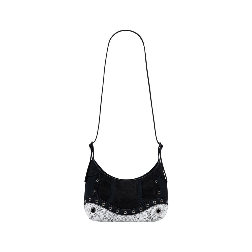 Desigual Black Polyethylene Handbag | Regal Royce