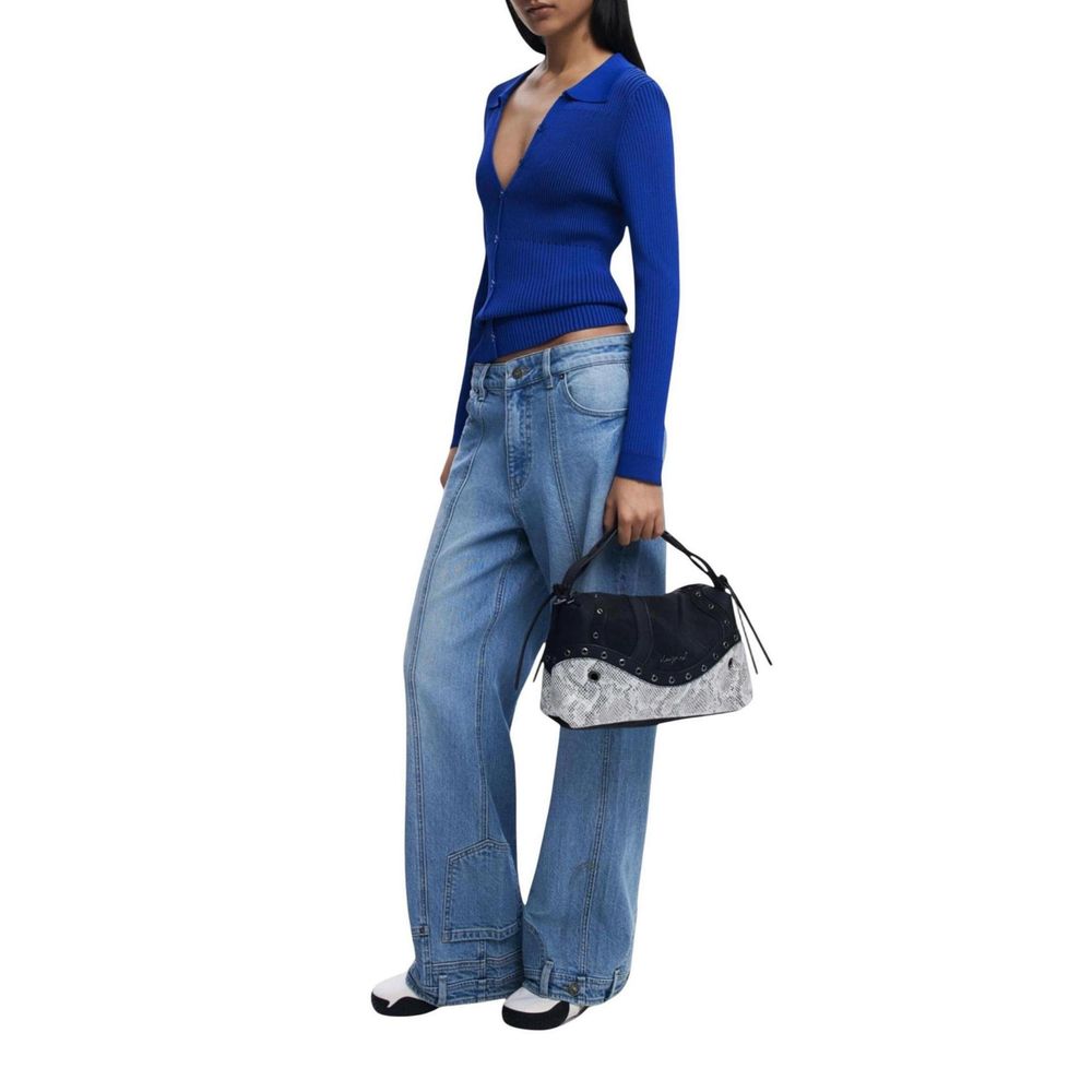 Desigual Black Polyethylene Handbag | Regal Royce