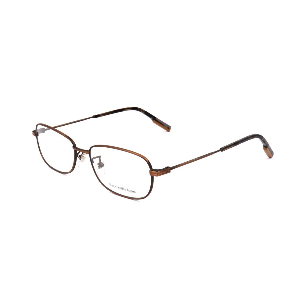 Ermenegildo Zegna Brown Metal Glasses (Frames) | Regal Royce
