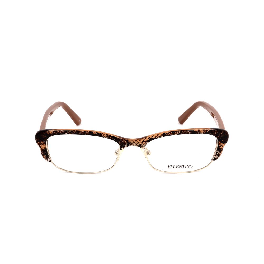 Valentino Brown Metal Glasses (Frames) | Regal Royce