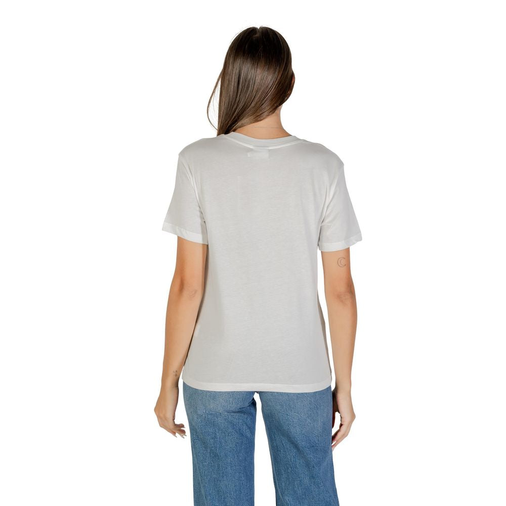 Desigual White Cotton T-Shirt | Regal Royce