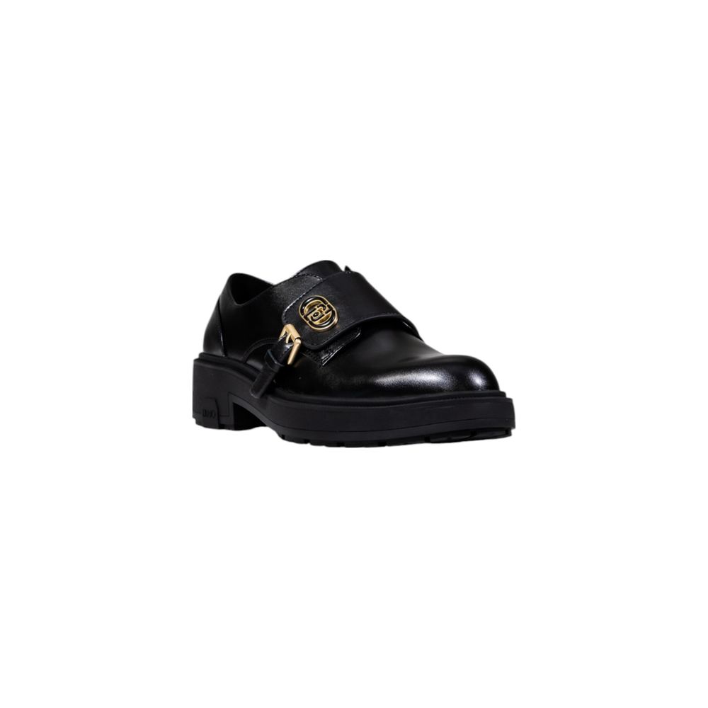 Liu Jo Black Artificial Leather Platform Pumps | Regal Royce