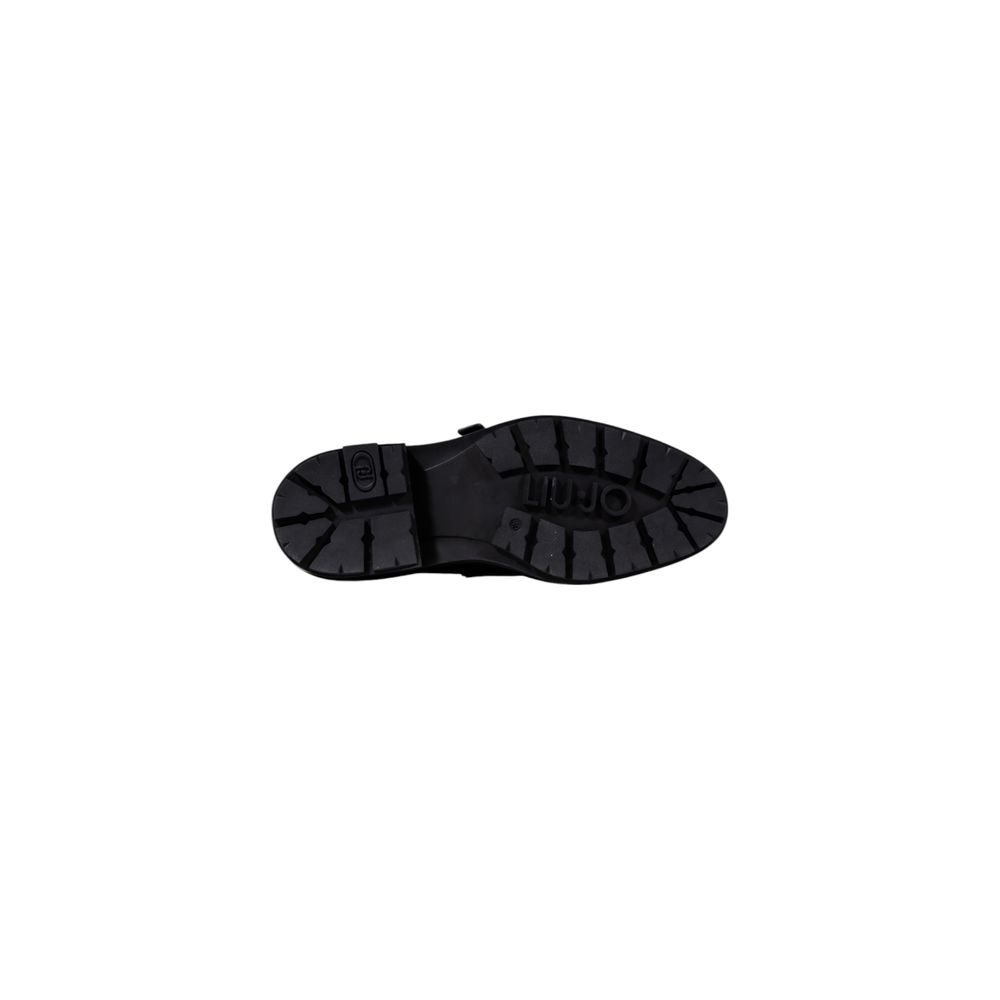 Liu Jo Black Artificial Leather Platform Pumps | Regal Royce