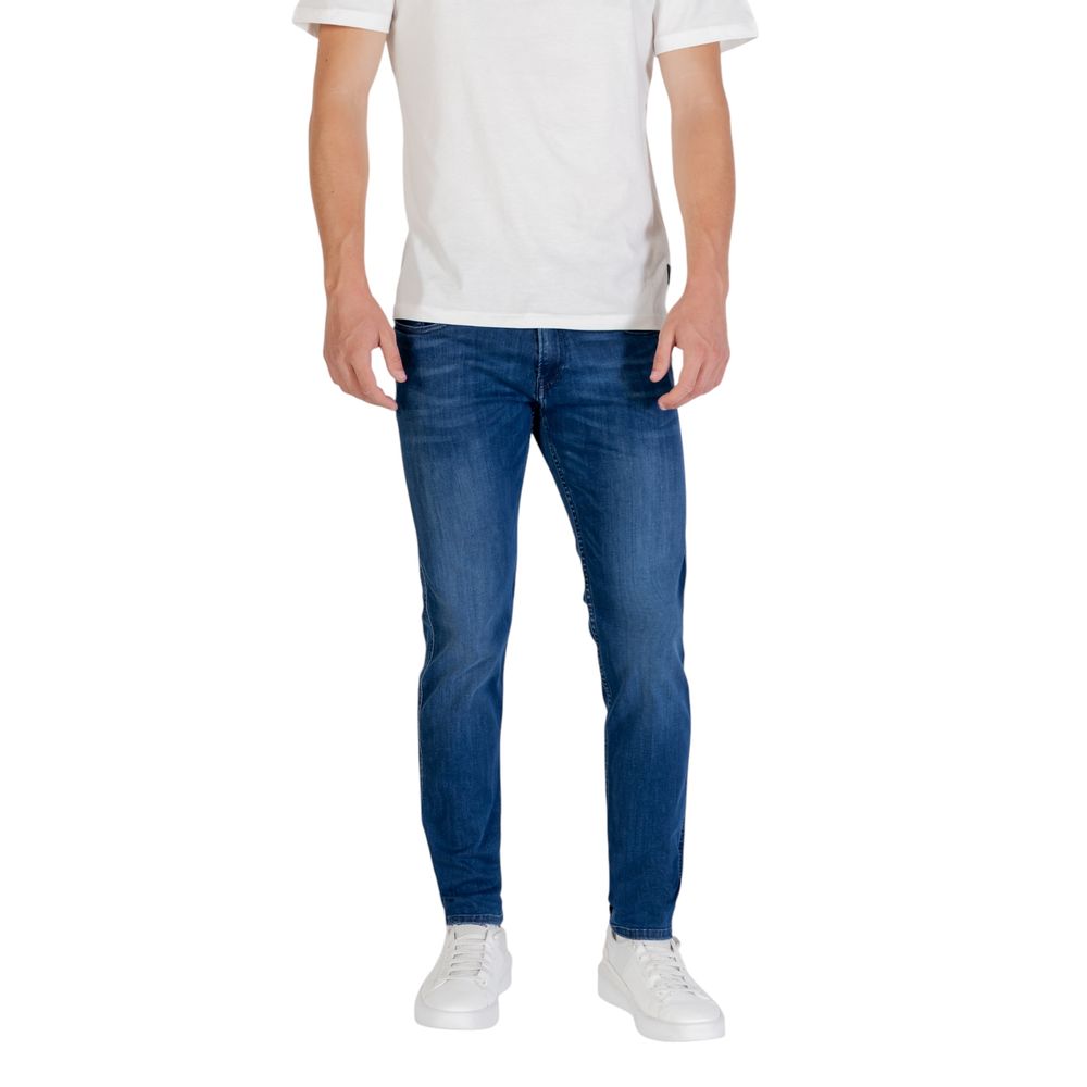 Replay Blue Cotton Skinny Jeans | Regal Royce
