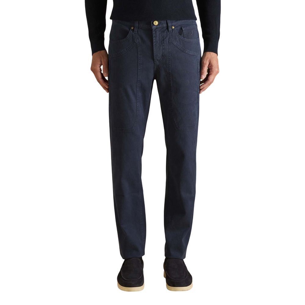 Jeckerson Blue Cotton Skinny Jeans | Regal Royce