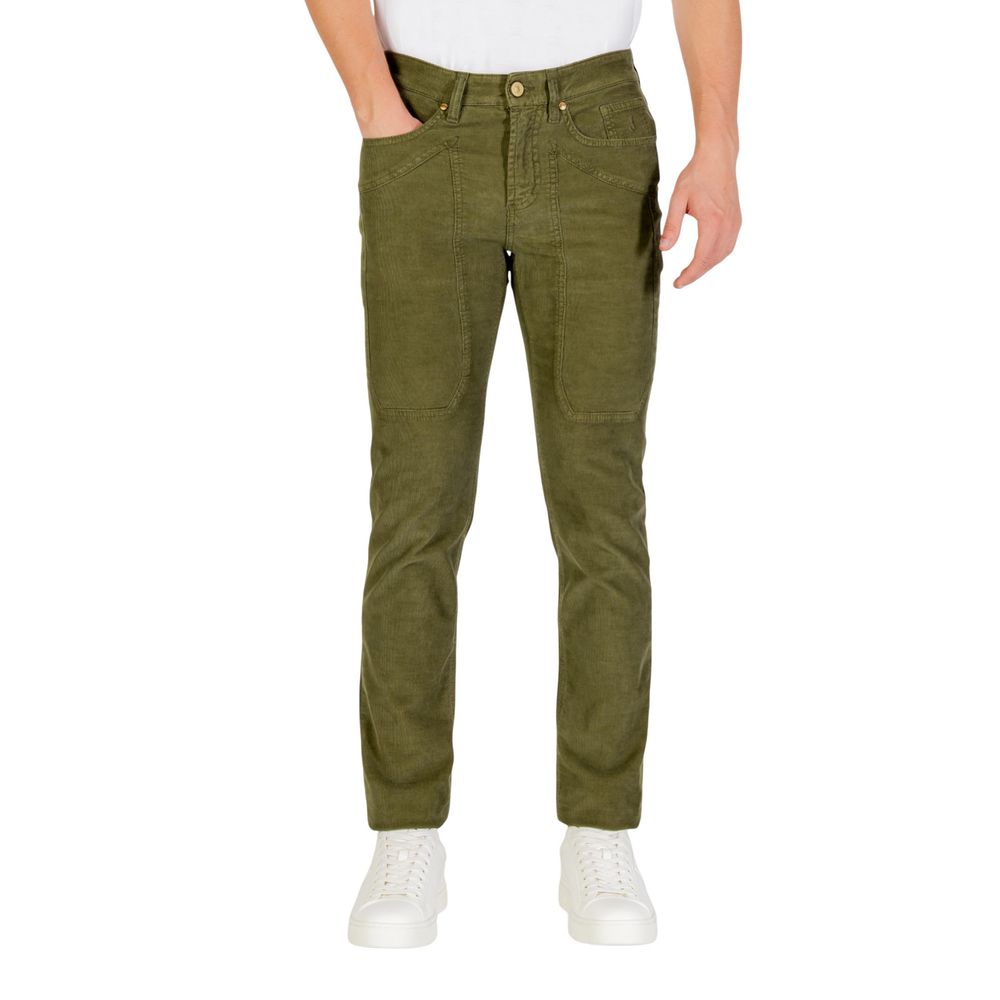 Jeckerson Green Cotton Skinny Jeans | Regal Royce