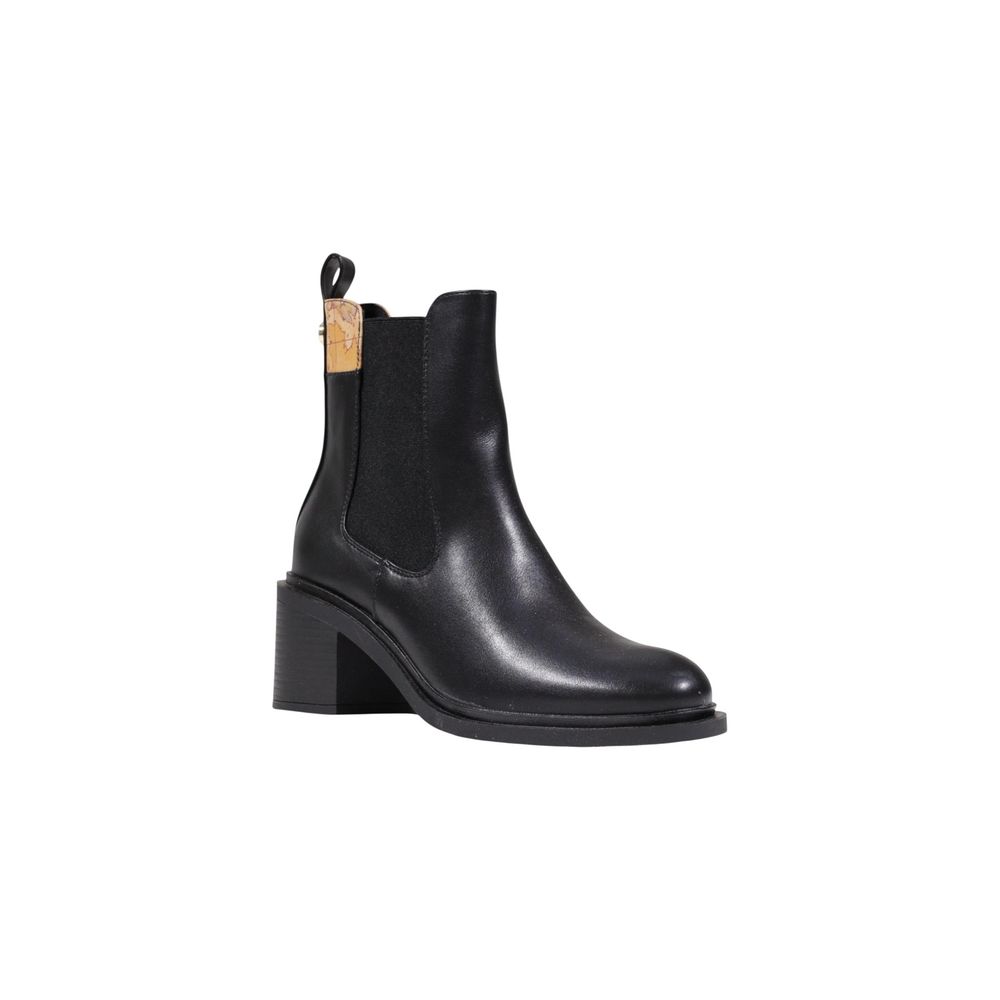 Alviero Martini Prima Classe Black Polyethylene Ankle Boots | Regal Royce