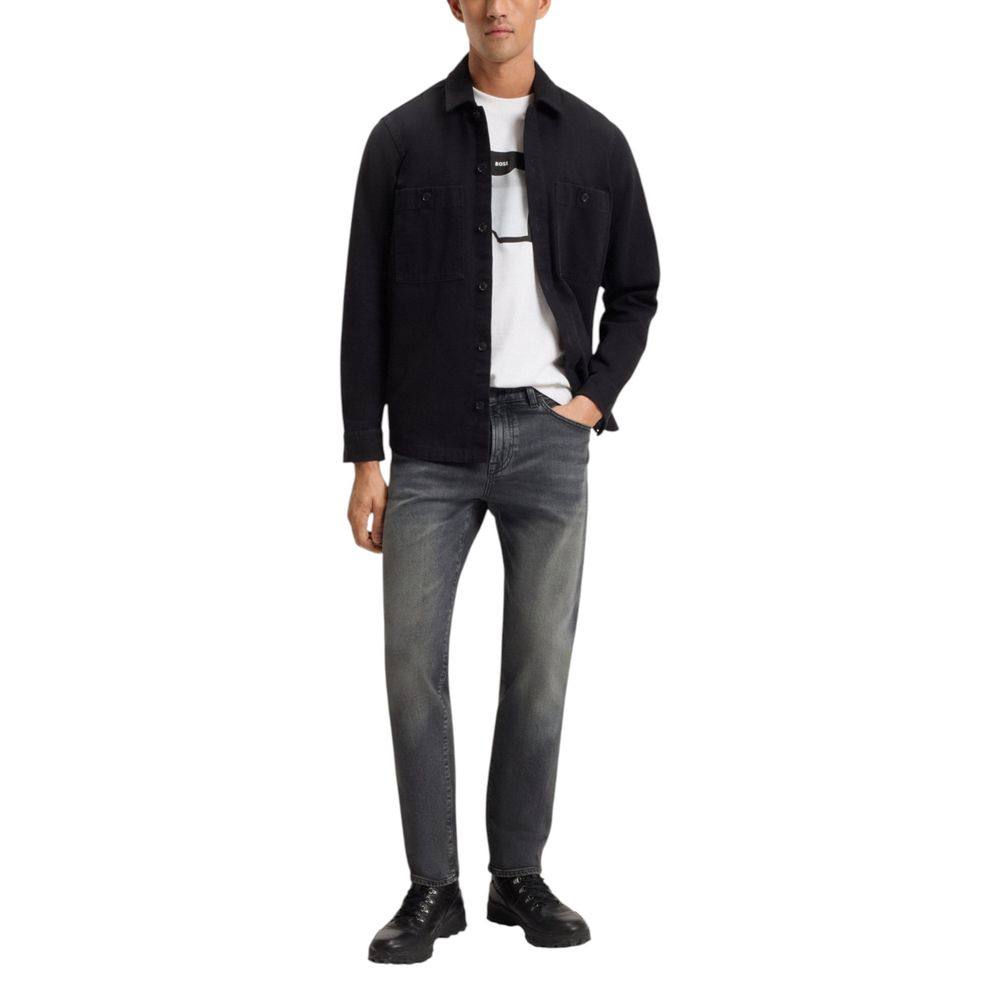 Hugo Boss Gray Cotton Relaxed Fit Jeans | Regal Royce