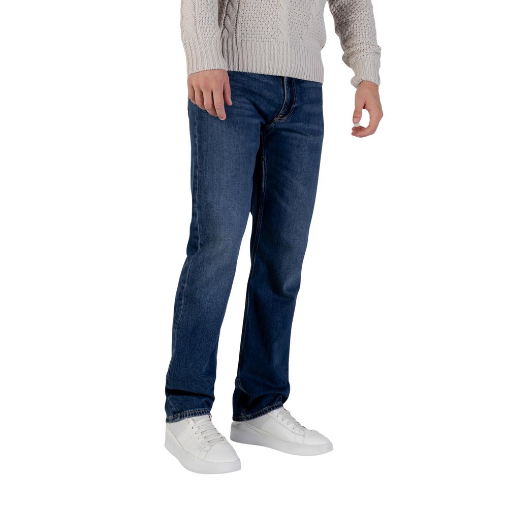 Calvin Klein Jeans Black Cotton Relaxed Fit Jeans | Regal Royce