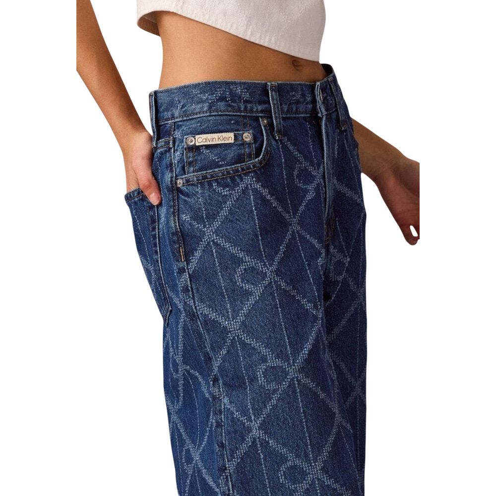 Calvin Klein Jeans Blue Cotton Boyfriend Jeans | Regal Royce