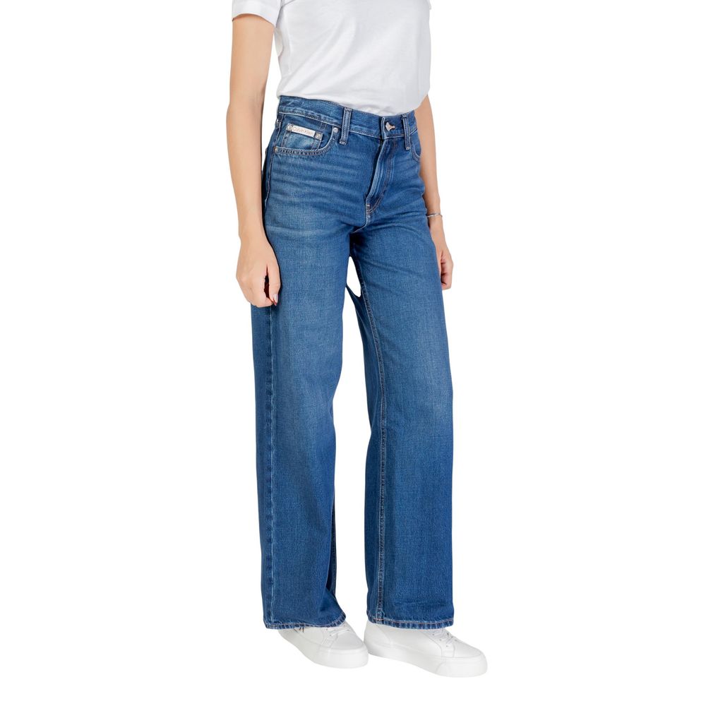 Calvin Klein Jeans Blue Cotton Boyfriend Jeans | Regal Royce