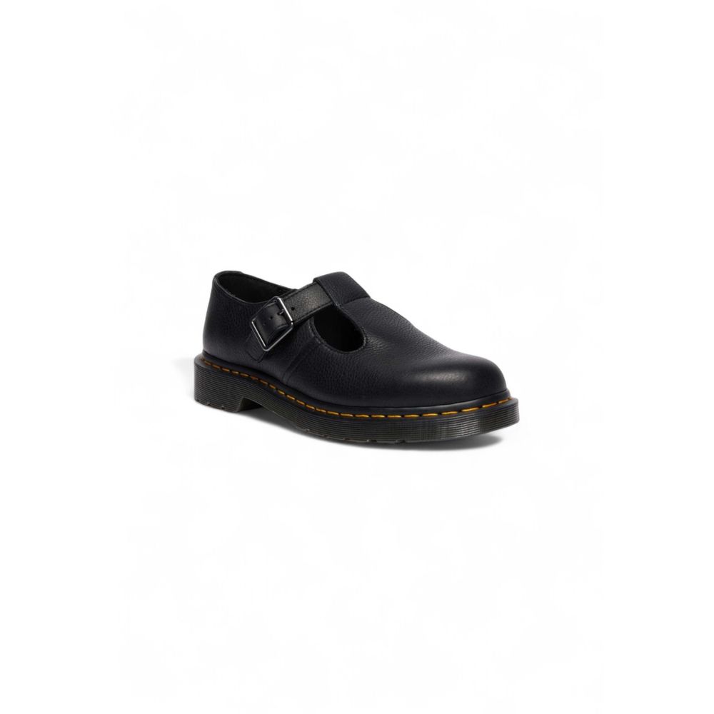 Dr. Martens Black Leather Platform Pumps | Regal Royce