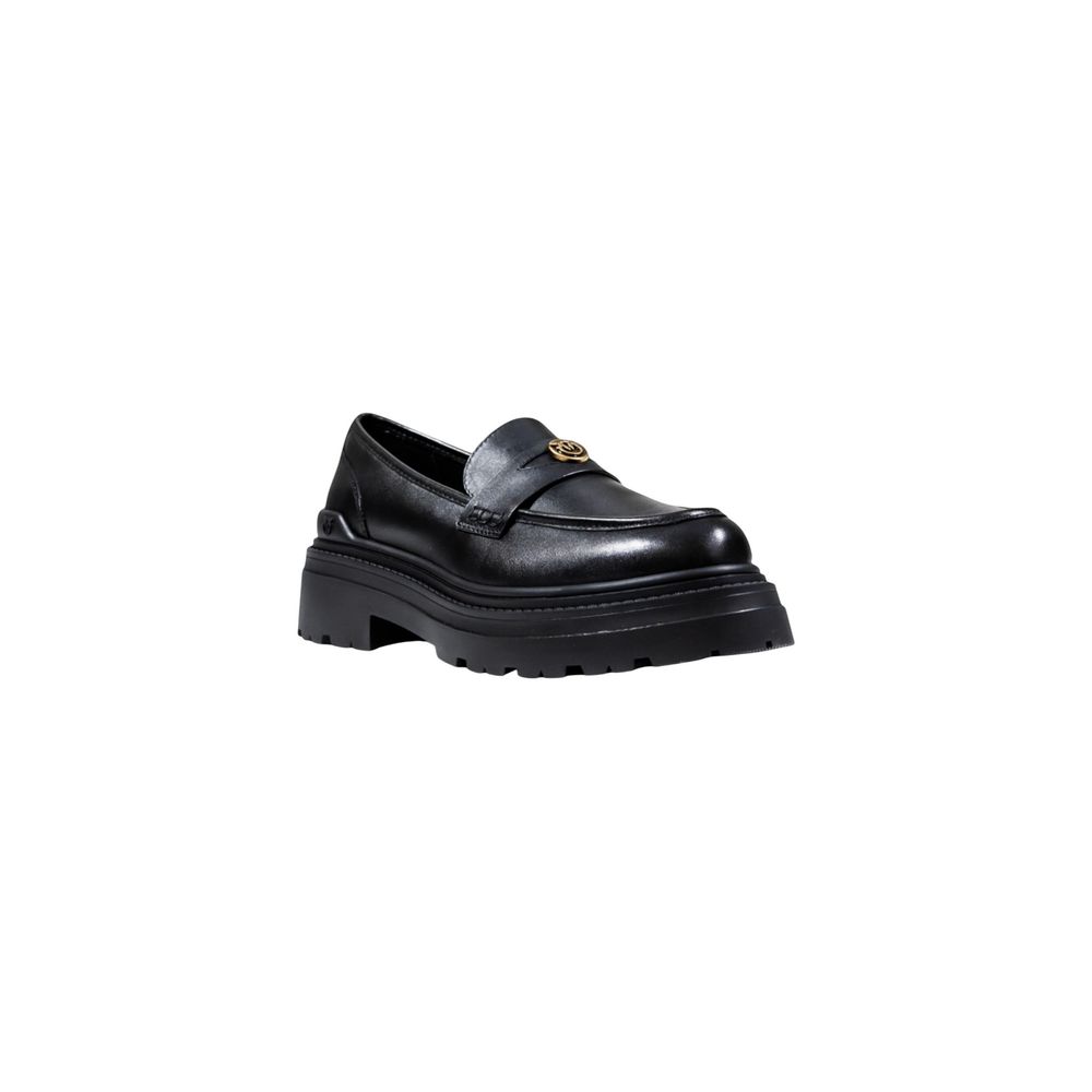 PINKO Black Leather Platform Pumps | Regal Royce