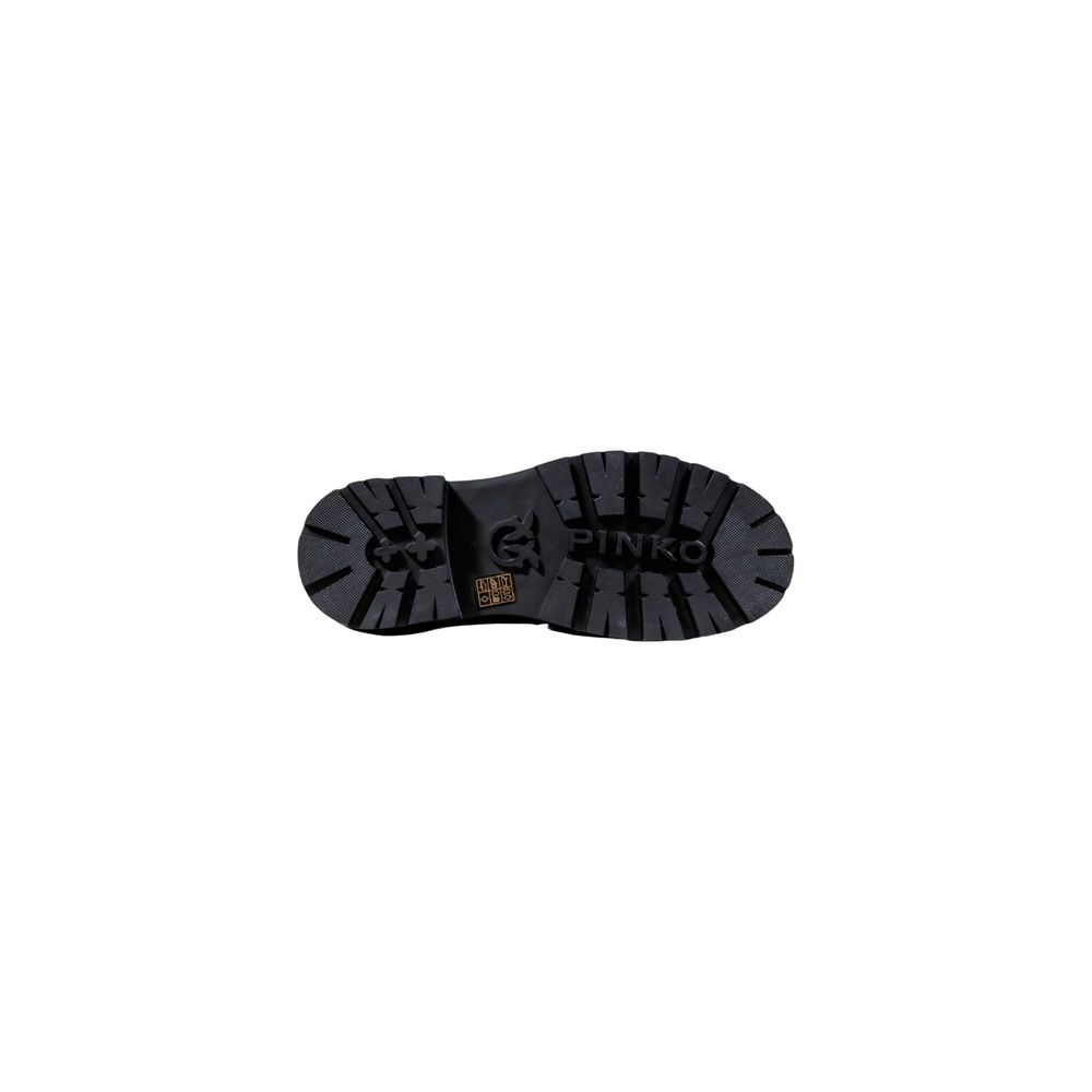 PINKO Black Leather Platform Pumps | Regal Royce