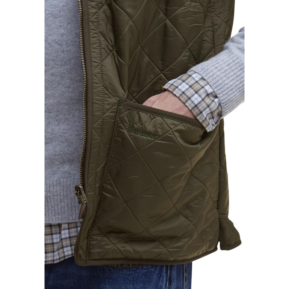 Barbour Green Polyamide Sleveless Jacket | Regal Royce