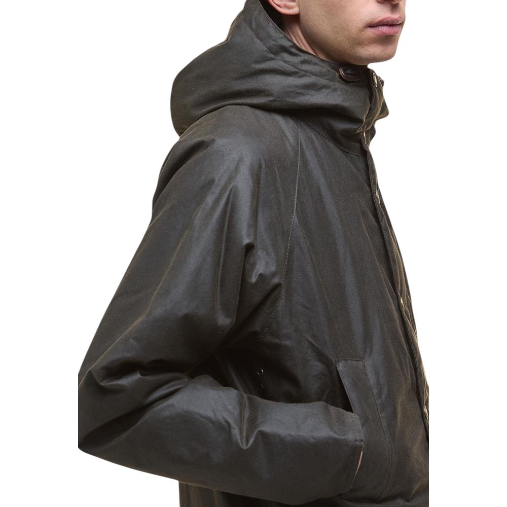 Barbour Green Cotton Parka | Regal Royce