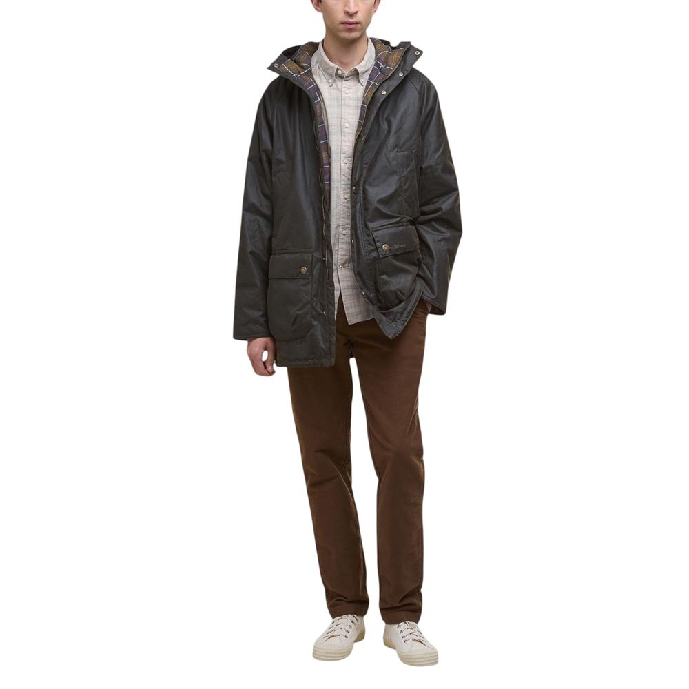 Barbour Green Cotton Parka | Regal Royce