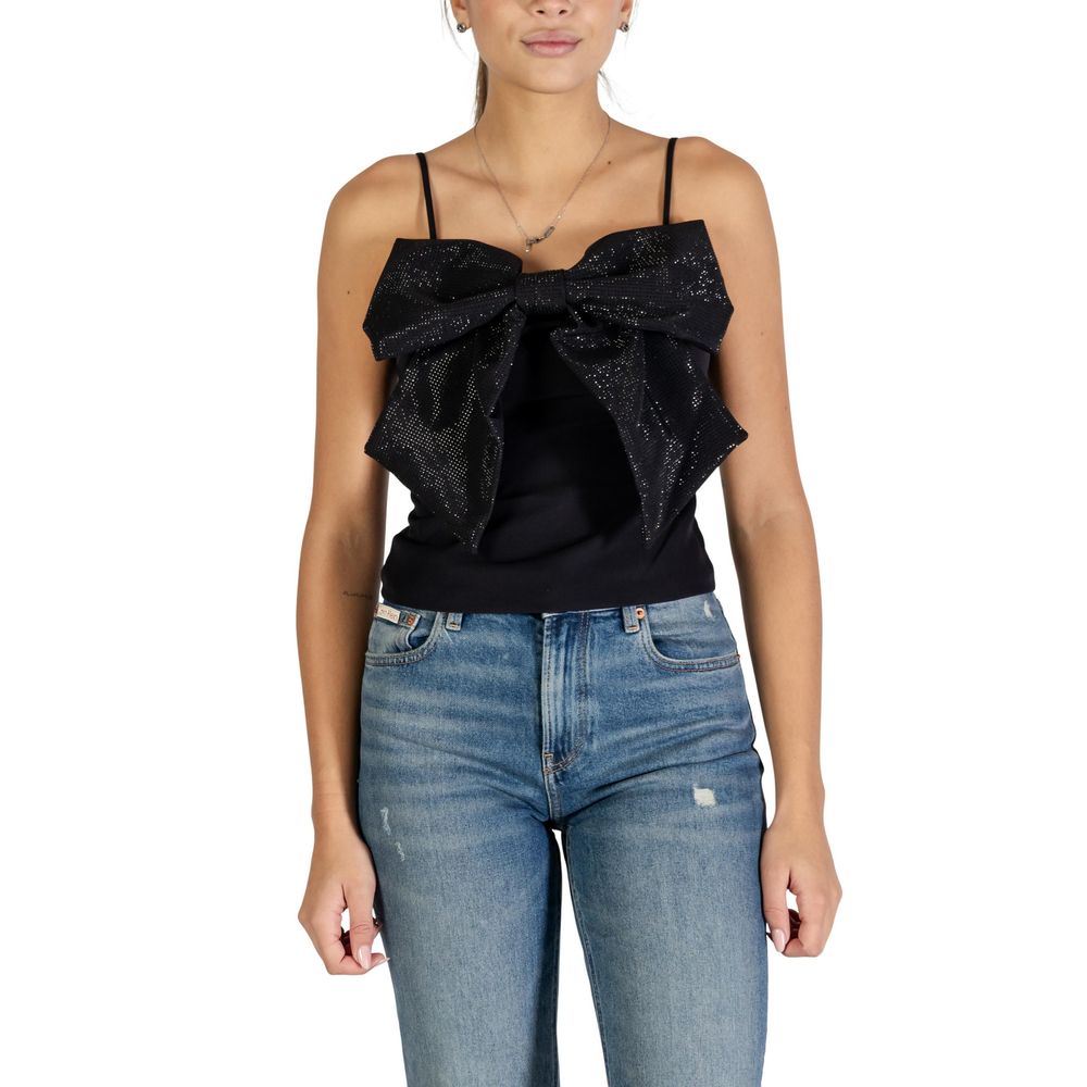 Only Black Polyester Top | Regal Royce