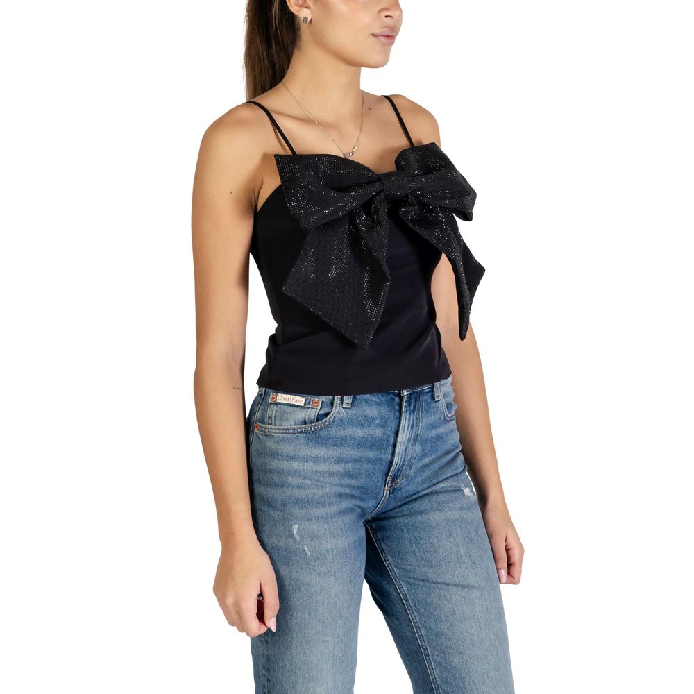 Only Black Polyester Top | Regal Royce