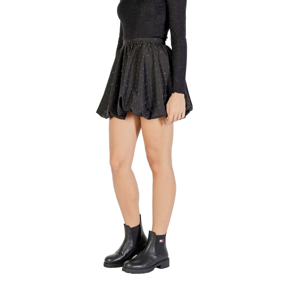Jacqueline De Yong Black Polyester Mini Skirt | Regal Royce