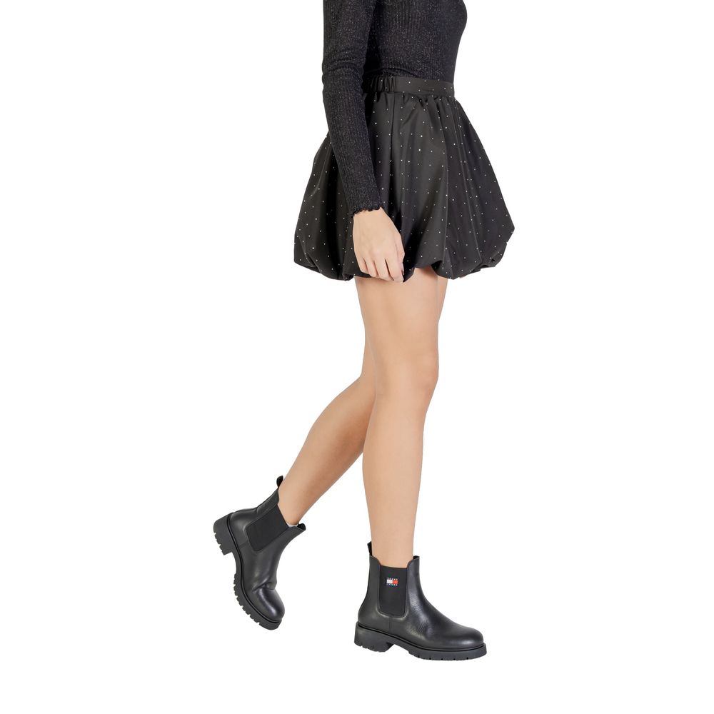 Jacqueline De Yong Black Polyester Mini Skirt | Regal Royce