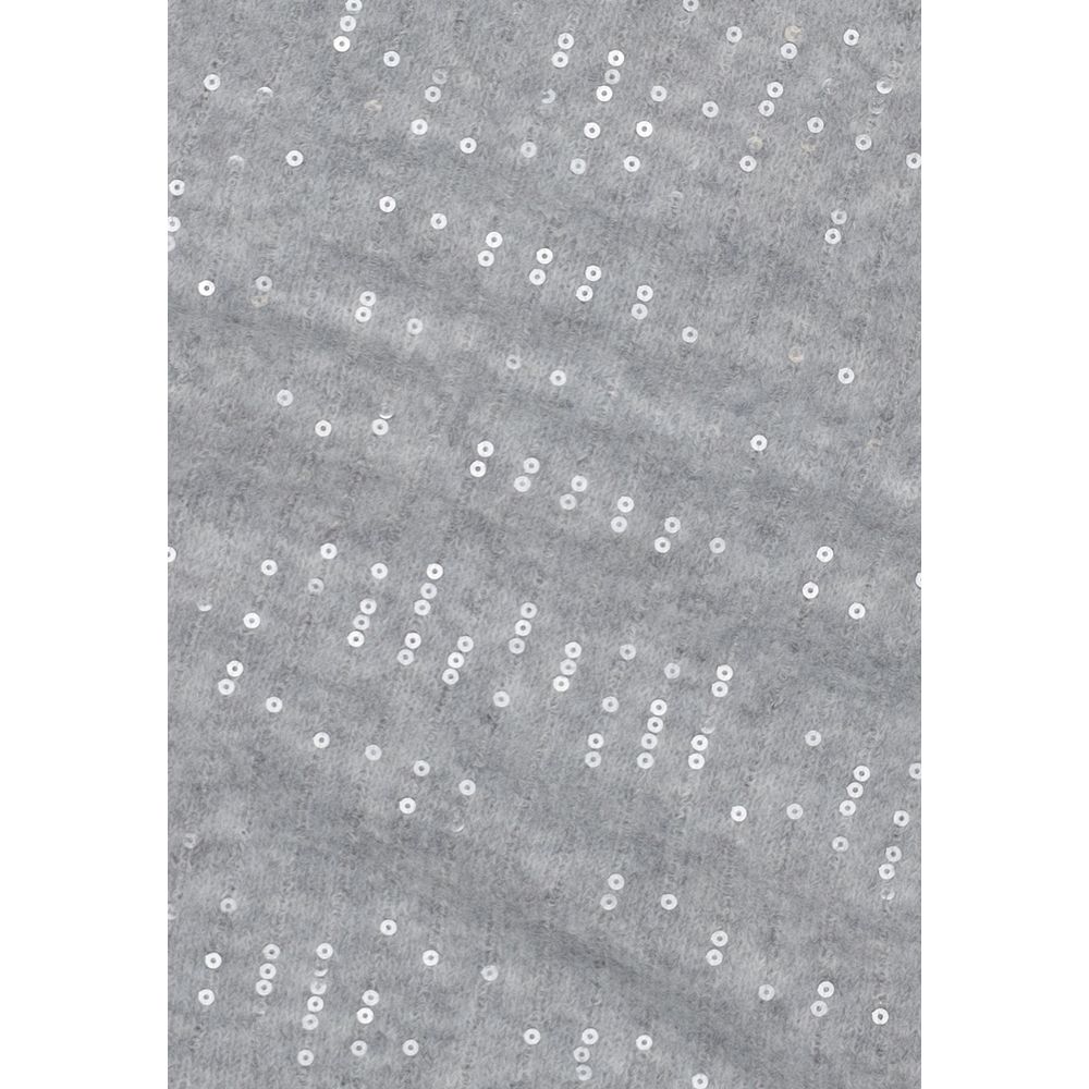 Pieces Gray Recycled Polyester Scarf | Regal Royce
