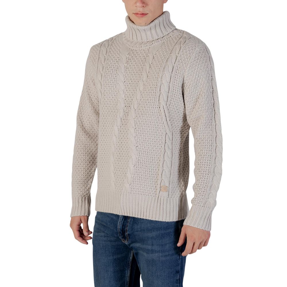 Gianni Lupo Gray Marabou Turtleneck | Regal Royce