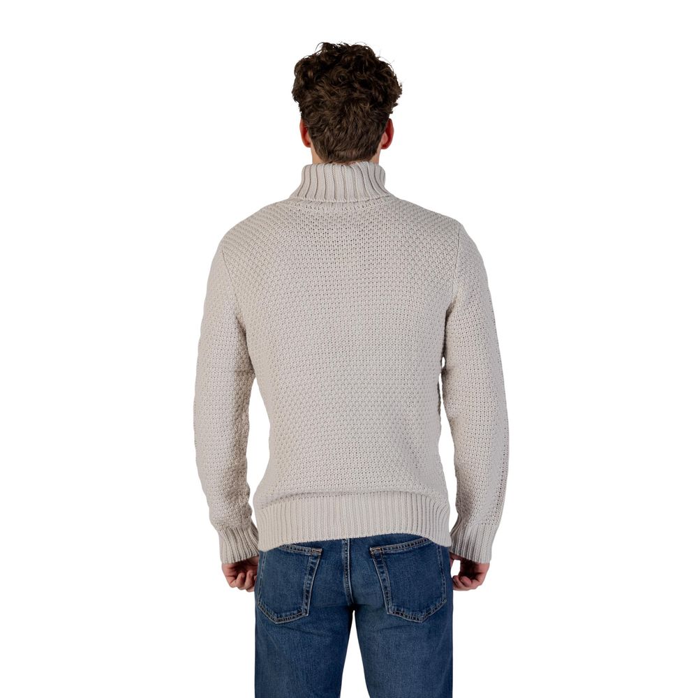 Gianni Lupo Gray Marabou Turtleneck | Regal Royce