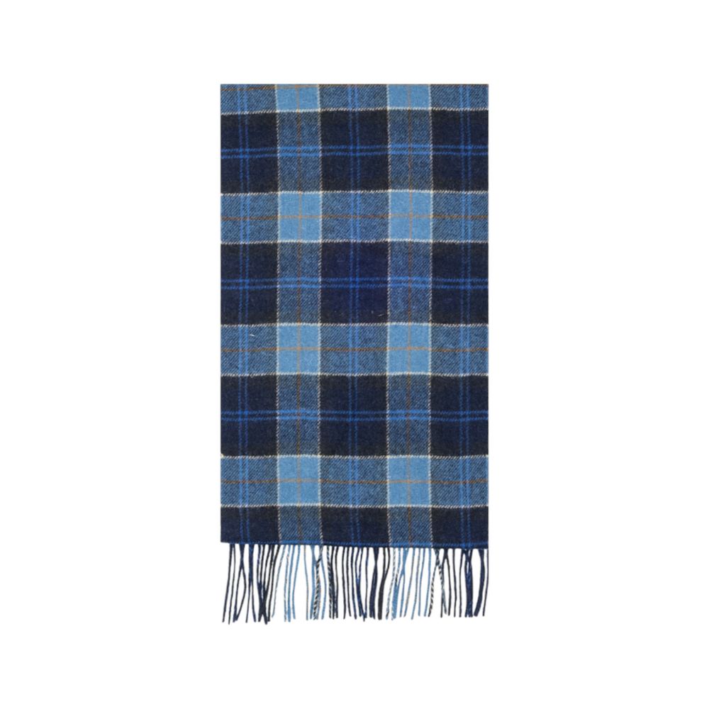 Barbour Blue Wool Scarf | Regal Royce