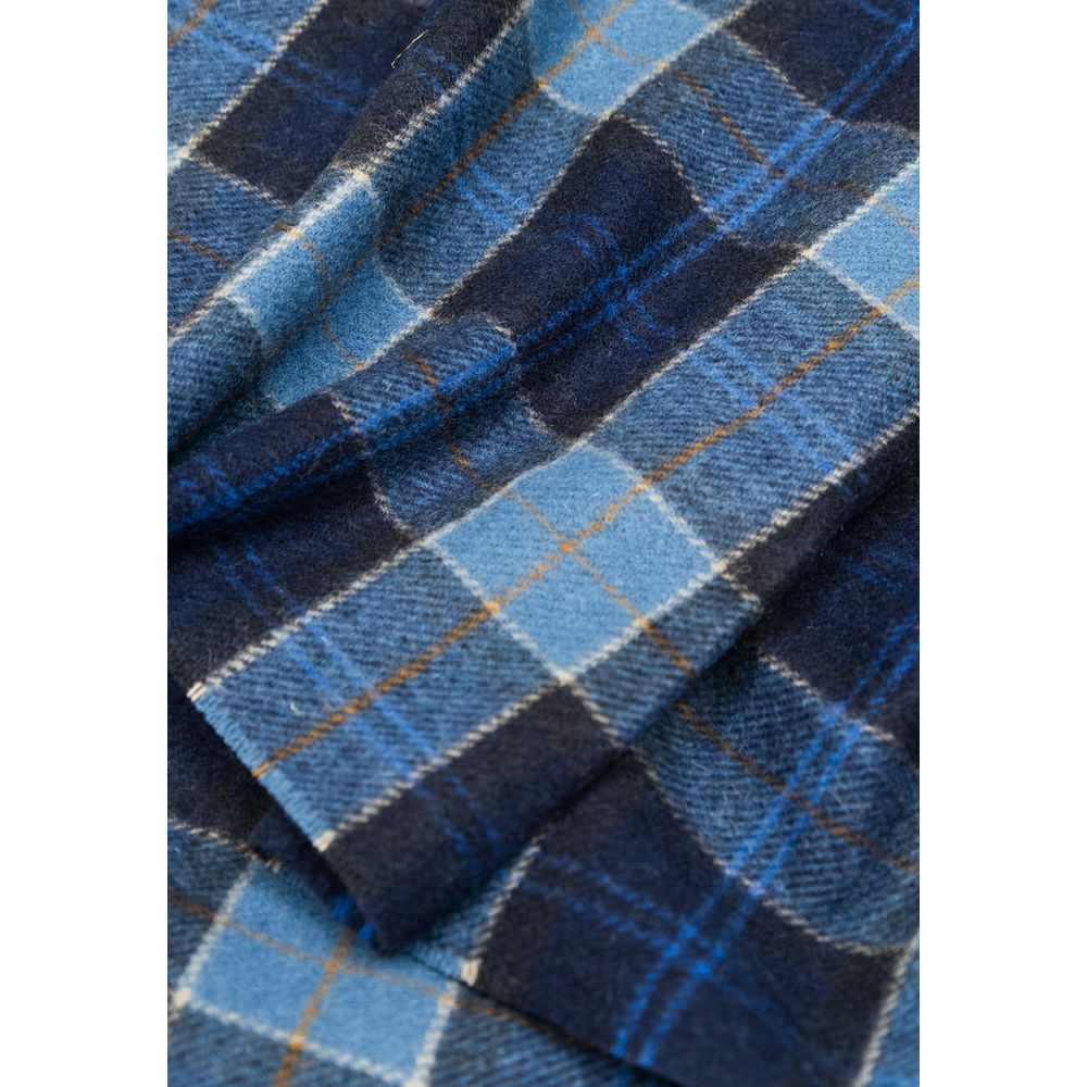 Barbour Blue Wool Scarf | Regal Royce