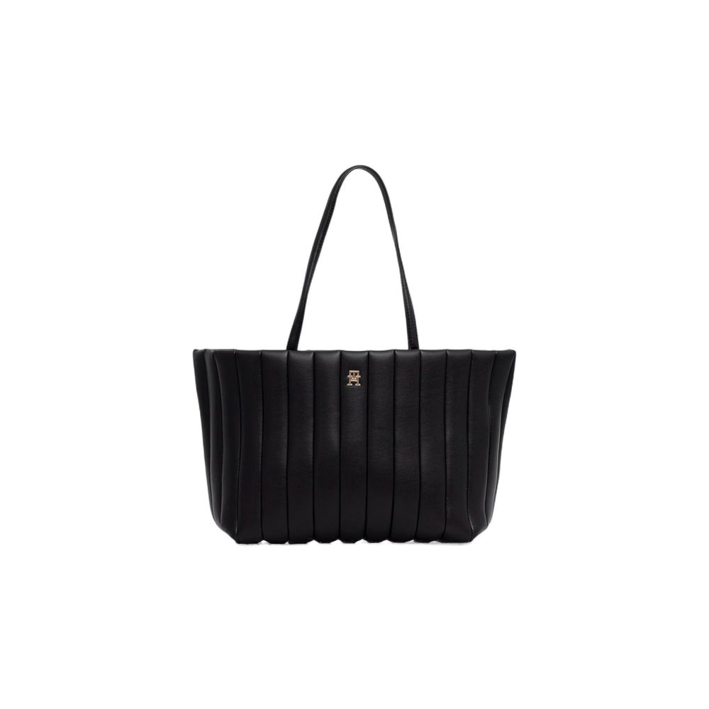 Tommy Hilfiger Black Polyethylene Handbag | Regal Royce
