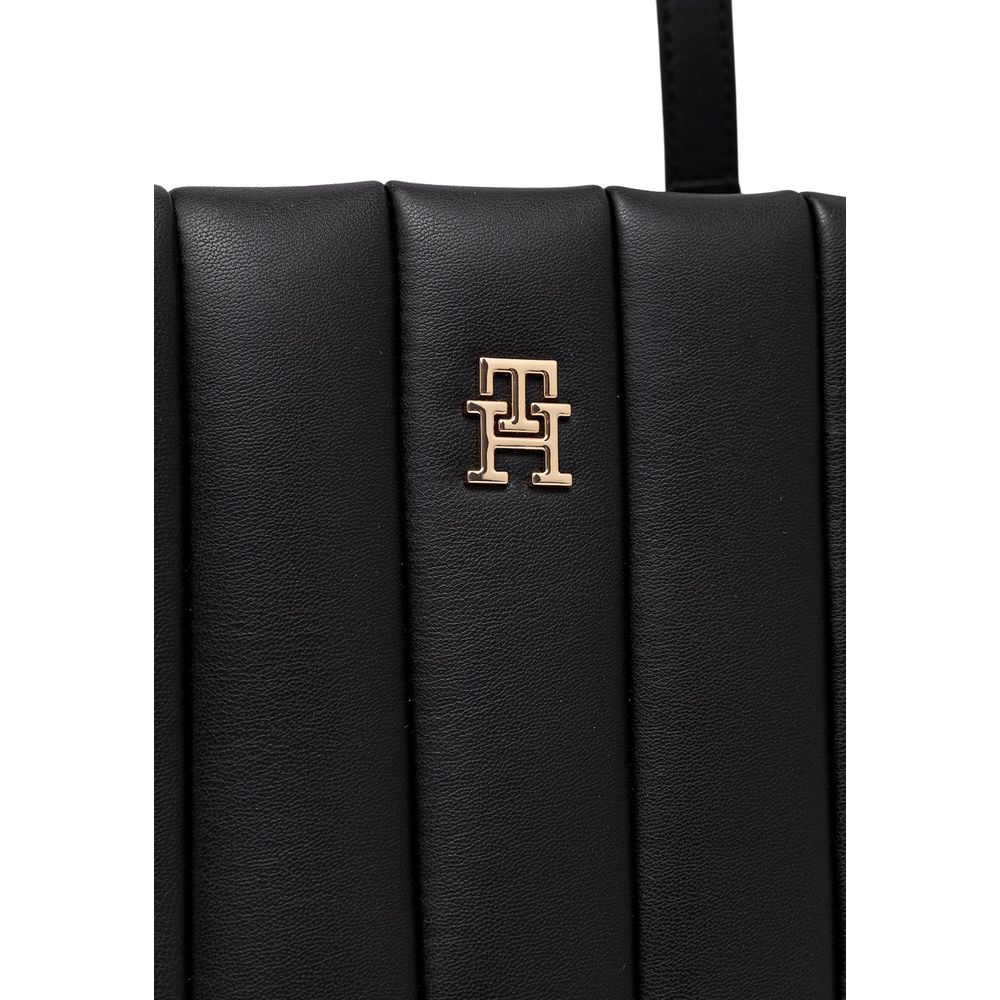 Tommy Hilfiger Black Polyethylene Handbag | Regal Royce