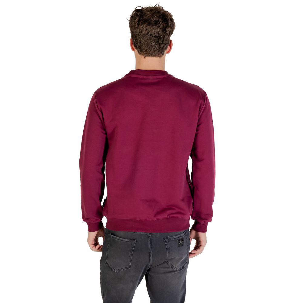Icon Bordeaux Cotton Sweatshirt | Regal Royce