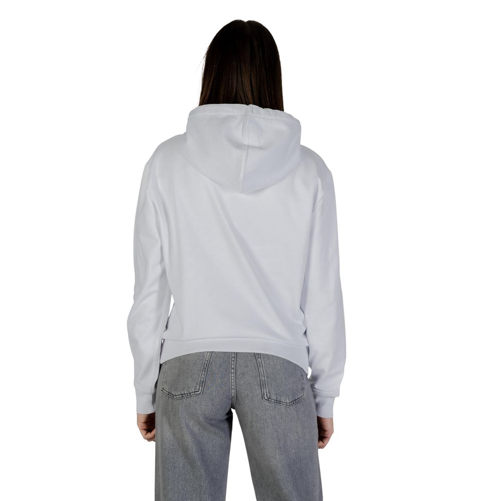 Calvin Klein Jeans White Cotton Hoodie | Regal Royce