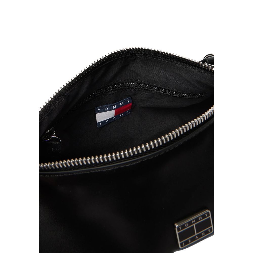 Tommy Hilfiger Jeans Black Artificial Leather Handbag | Regal Royce