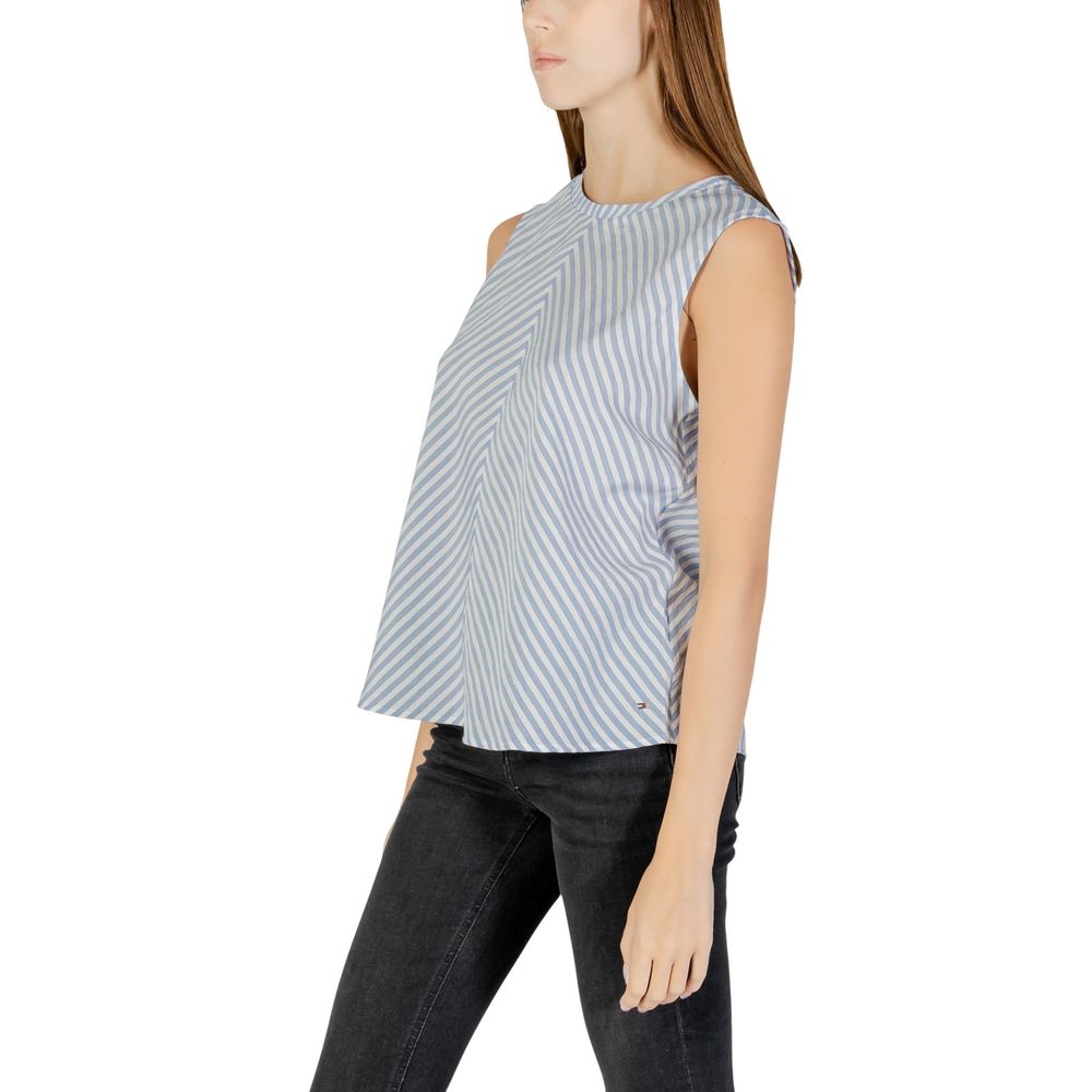 Tommy Hilfiger Jeans Blue Cotton Tank Tops | Regal Royce
