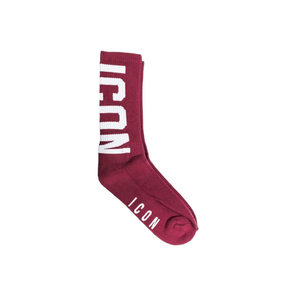 Icon Bordeaux Cotton Socks | Regal Royce