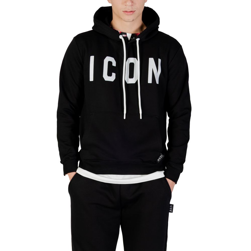 Icon Black And White Cotton Hoodie | Regal Royce
