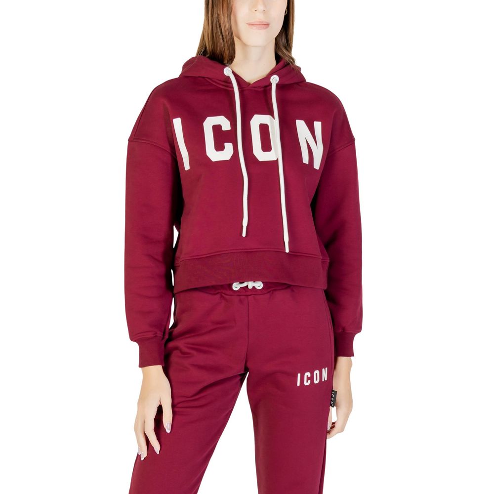 Icon Bordeaux Cotton Hoodie | Regal Royce