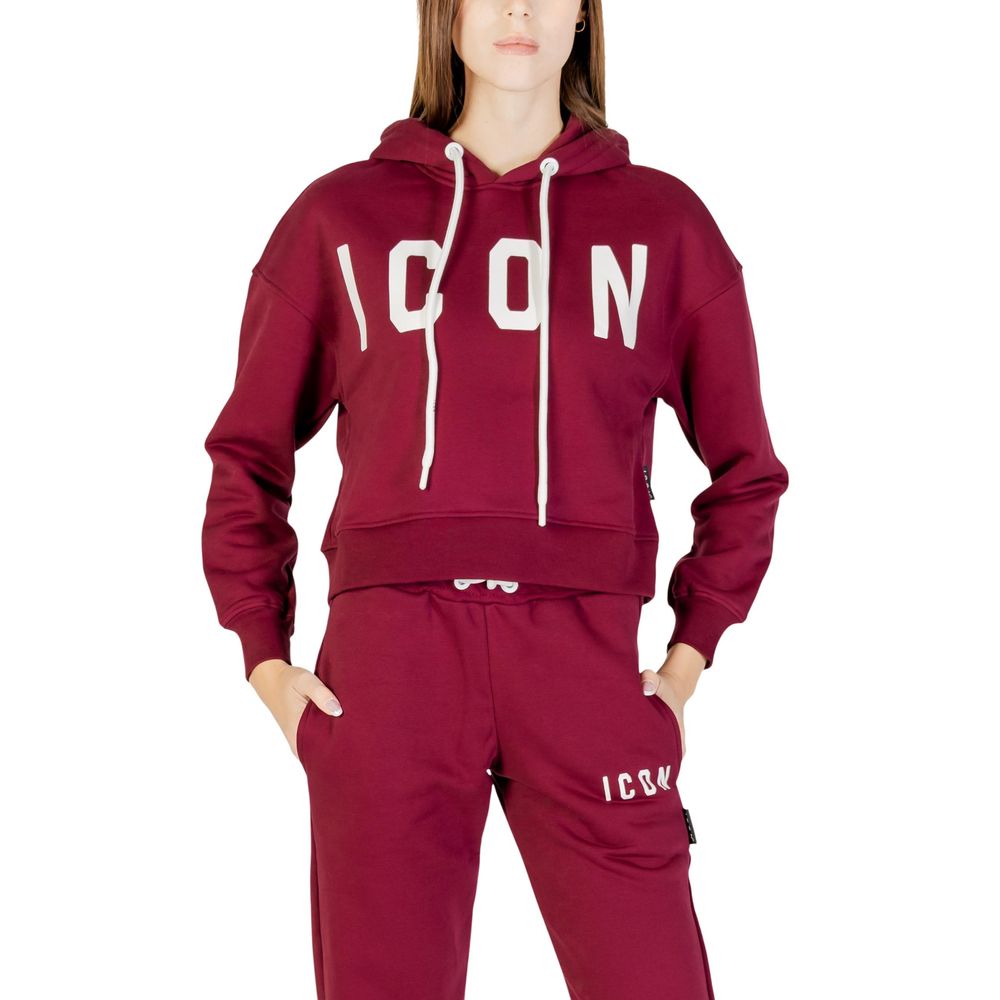 Icon Bordeaux Cotton Hoodie | Regal Royce