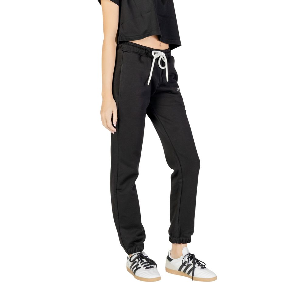 Icon Black Cotton Joggers (Workout Pants) | Regal Royce